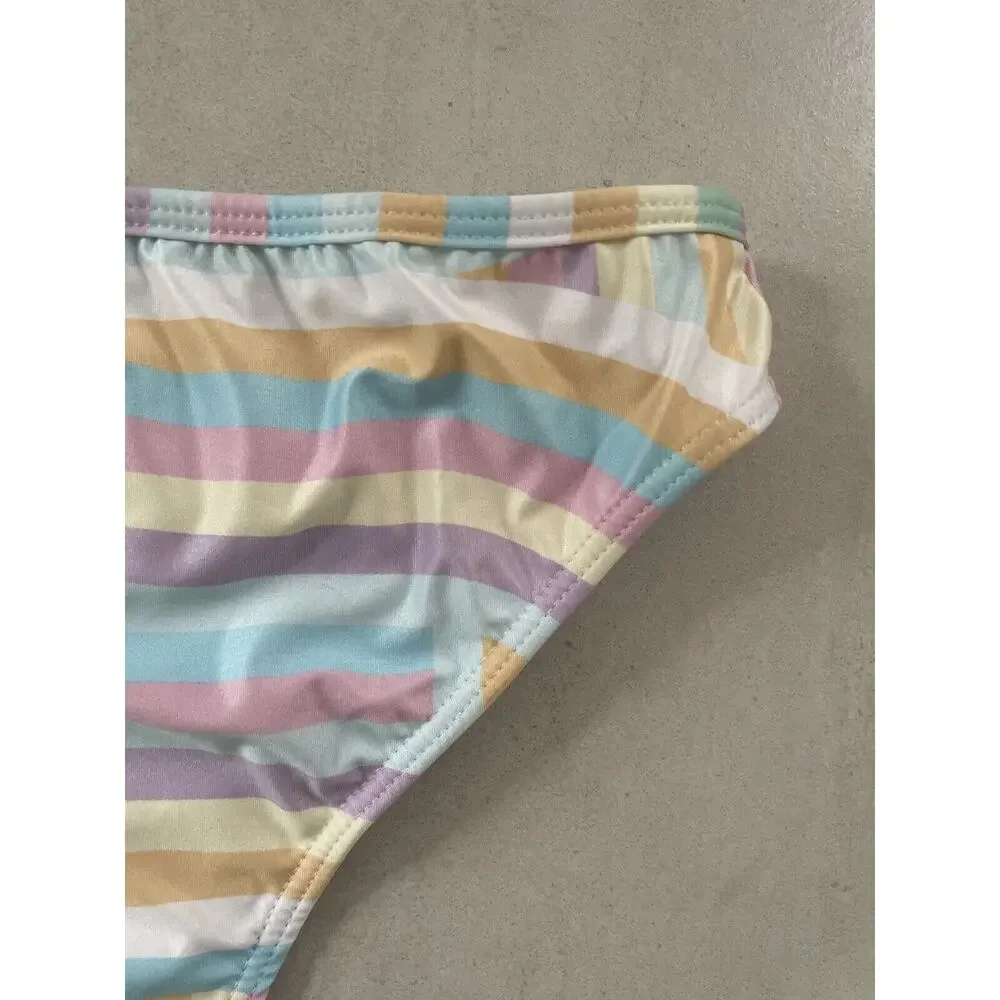 Kiddy Flowers Swim Bikini Bottom Striped North Shore Kenny Flowers